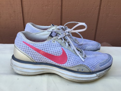 SCARPE DA ALLENAMENTO DONNA NIKE LUNARTRAINER+ SNEAKERS 318117 162 BIANCO ROSA US 7 5