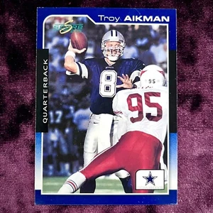 Troy Aikman 2000 Score Football #52 Cowboys NFL HOF Jersey Oklahoma Legends UCLA - Picture 1 of 4