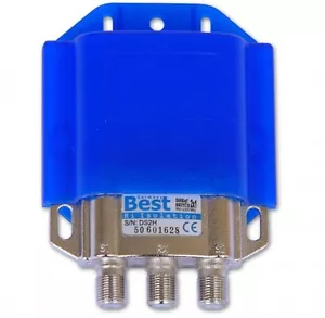 Interrupteur DiSEqC 2/1 BEST Germany protection contre les intempéries commutateur satellite commutateur LNB 4K UHD - Photo 1/1