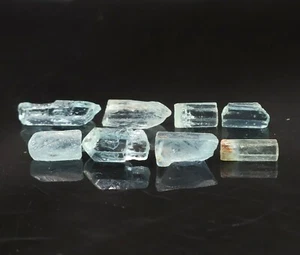 Natural Aquamarine Pencil Rough Lot, Good Quality Loose Aquamarine Pencil Rough - Picture 1 of 5