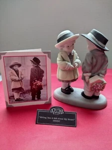 Kim Anderson Pretty as a Picture Set of 2 Figurines - Picture 1 of 10