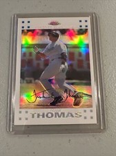 2007 Topps Chrome White Refractor 116 Frank Thomas 349/660 Toronto Blue Jays
