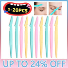 20Pack Eyebrow Brow Shaper Razor Blade Facial Hair Trimmer Remover Dermaplaning~