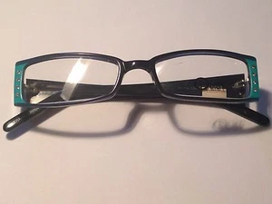 Neu A-LIST DAMEN DESIGNER BRILLENGESTELL blau/aqua KUNSTSTOFF 51-19-135 mit Schmucksteinen besetzt - Bild 1 von 5