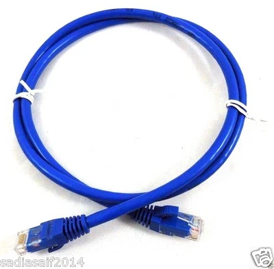 C2G 3 ft Cat6 Snagless Patch Cabel Blue - Image 1 of 4