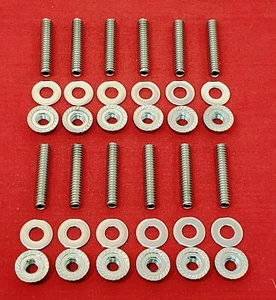 AMC JEEP INTAKE MANIFOLD STUD KIT BOLTS STAINLESS STEEL 290 304 343 360 390 401 - Picture 1 of 1