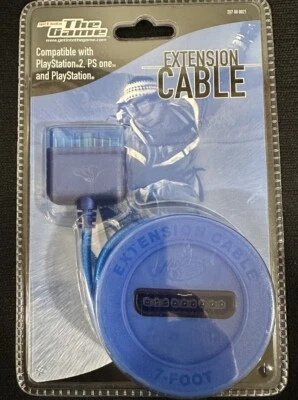 Mad Catz Controller Extension Cable for Playstation PS1,PS2,PS3 7ft Self Storage - Image 1 of 4