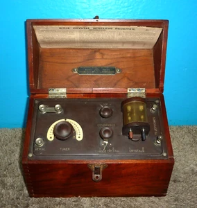 British Thomson-Houston Type C Wireless Crystal Radio Receiver #1 - Picture 1 of 11