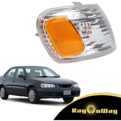 Conjunto de luces de señal de giro marcador de esquina lateral derecho Toyota Corolla 2001 2002 Foto 1 de 4