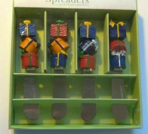 NEW Supreme Holiday Gift Box Set of 4 Spreaders Stainless Steel Blades - Picture 1 of 3