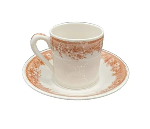 1932 Ivory Lamberton Scammell NY Hospital Staff Service Demitasse Cup & Saucer - Picture 1 of 15