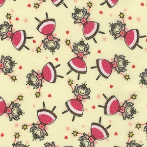 Fabric Fat Quarter 50 x 55cm Material Sewing Patchwork Crafts Fairy Wand - Picture 1 of 1