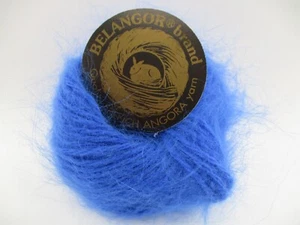 New BELANGOR 100% ANGORA Rabbit Fur Luxurious Yarn | 10Gr | 33Yds | Royal Blue - Picture 1 of 3