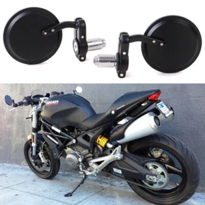 Para Ducati Monster 696 750 900 Cafe Racer Motocicleta Manillar Espejos laterales - Imagen 1 de 12