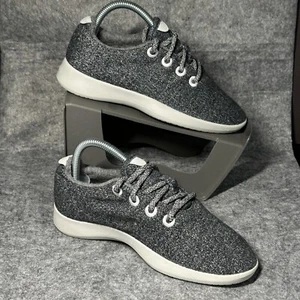 Allbirds Wool Runners - Größe 7 - grau schwarz Schnürschuhe Sneaker - Bild 1 von 7