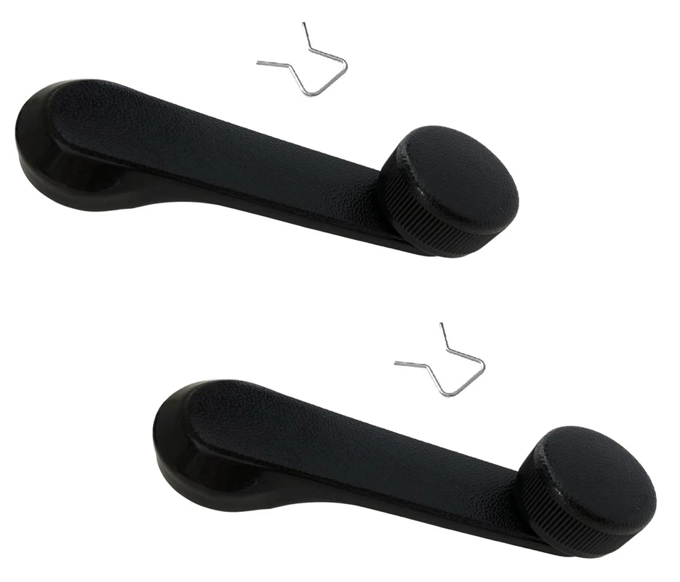 2 pcs of = Window Crank Black for many FORD MERCURY MAZDA Cars , Pick UP & MPV + - Image 1 of 1