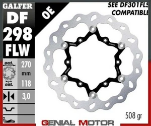 2016>2019 Yamaha Wr 450 F Wave Floating 270X3mm Wave Floating Front Brake Disc - Picture 1 of 1