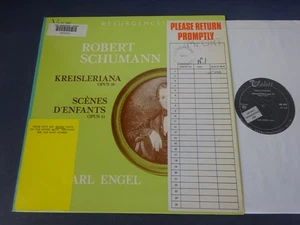 NM SCHUMANN - KREISLERIANA / SCENES D'ENFANTS LP, Karl Engel, VALOIS MB 367 - Picture 1 of 4