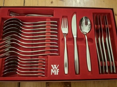 WMF Cromargan Modell Lüneburg 30 teiliges Menübesteck  Neu/OVP Unbenutzt - Bild 1 von 4