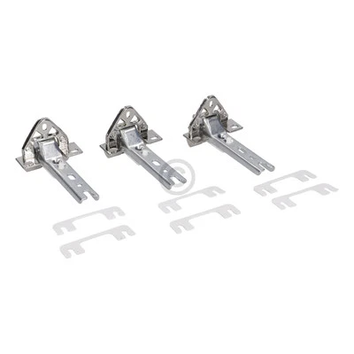 BLUPARTS Türscharnier Set Einbau wie BOSCH 00268699 für Kühlschrank