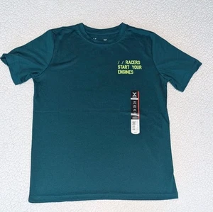 Xersion Boys Talla 10-12 Bold Teal "Racers" - Imagen 1 de 6