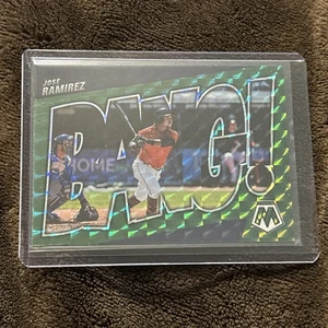 2022 Panini Mosaic Jose Ramirez Bang! Green Mosaic #BG-5 NM+ Pack Fresh - Picture 1 of 6