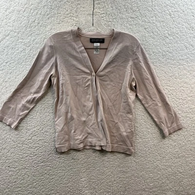 Jones New York Cárdigan Suéter Para Mujer Pequeño Rosa Exterior Informal Adulto Foto 1 de 4