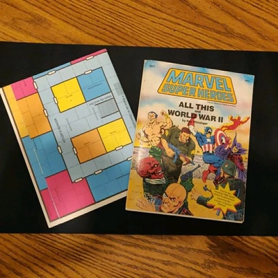 TSR Marvel Super Heroes All This and World War II Adventure: With Map - Image 1 of 4