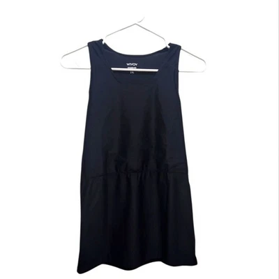 Wivov Long Racer Back Tank Chest Binder Black Size 2XL - Image 1 of 4