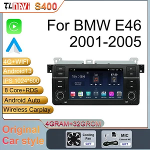 For BMW E46 M3 318 320 325 330 335 Car Radio Multimedia GPS Navigation Screen 4G - Picture 1 of 29