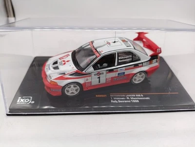 Mitsubishi Lancer Evo 5 Rally Sanremo 1998 #1 Makinen 1/43 Ixo Models Ram521 §§ - Immagine 1 di 4
