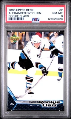 2005-06 Upper Deck хоккей #2 Александр Овечкин дебютант класса PSA 8 NM-MT - Изображение 1 из 2