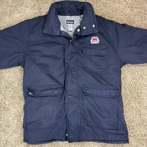 Bulwark FR Marathon Oil Gas Heavy Duty Thick Line Jacket Coat Fire Resistant XL - Picture 1 of 23