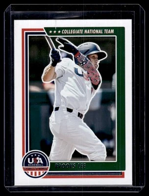 2022 Panini USA Baseball Stars & Stripes Brooks Lee USA #17 - Image 1 of 2