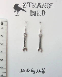 Spannerific! earrings spanner spanners wrench tool - Picture 1 of 1