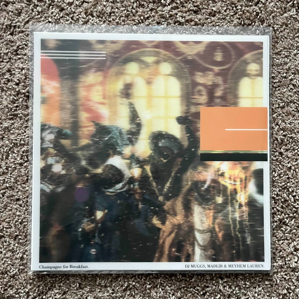 DJ Muggs, Madlib, & Meyhem "Champagne For Breakfast" Lenticular *SIGNED* #17/20 - Image 1 of 3