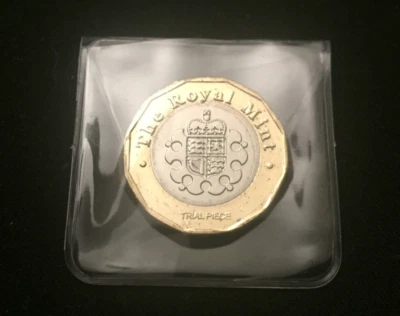 2015 Royal Mint Trial Piece £1 Pound Coin Rare Uncirculated NOT a COPY or FILLER - Image 1 of 4
