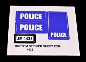Custom Aufkleber für 4438 Replacement Sticker 4438 - Zdjęcie 1 z 1