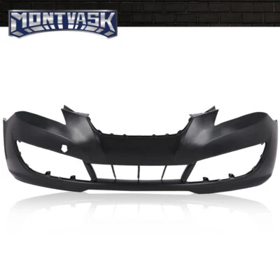 Fit For 2010 2011 2012 Hyundai Genesis Coupe Front Bumper Cover Fascia Black - Image 1 of 4
