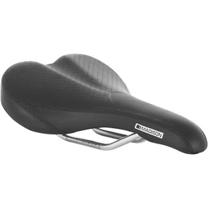 Madison Flux Classic Short Bike Saddle / Seat - Synthetic Leather - Black - Picture 1 of 3