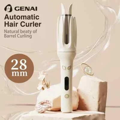 28mm Automatic Hair Curler with Negative Ion Technology -4 Temperature Settings - Image 1 of 4