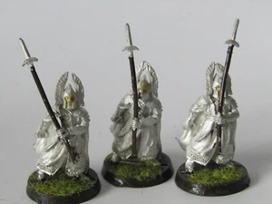 A10 WARHAMMER  LOTR / MIDDLE EARTH -GUARDS OF THE FOUNTAIN COURT X 3 METAL - Picture 1 of 2