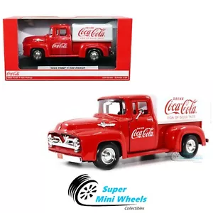 Motor City Classics 1:24 Coca-Cola 1955 Ford F-100 Pickup Coca-Cola Tappetino - Foto 1 di 2