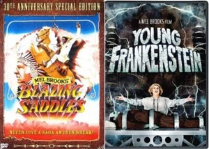 Mel Brooks DVD 2-Pack: Blazing Saddles & Young Frankenstein - Picture 1 of 1