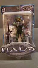 New 2001 HALO Series 1 Master Chief Joyride Studios Action Figure W/ AR & Sniper
