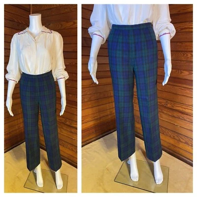 Wool Pants, Pendleton, High Waist Pants, Womens Trousers, Vintage Plaid Pants, W - Image 1 of 4