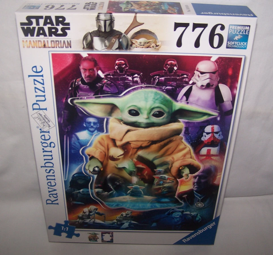 Puzzle 2022 usado en excelente estado Ravensburger 776 piezas Star Wars Mandalorian Grogu's Journey 169160 Foto 1 de 4