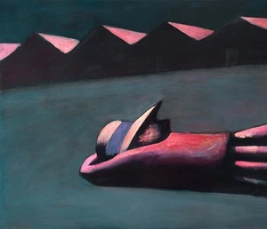 CHARLES BLACKMAN "Prone Schoolgirl" Signed, Limited Edition Print 66cm x 77cm - Picture 1 of 1