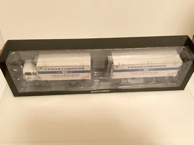 1/43 Mercedes Benz LP 1624 Transthermos pista y remolque 1969 Minichamps LE 504 Foto 1 de 3