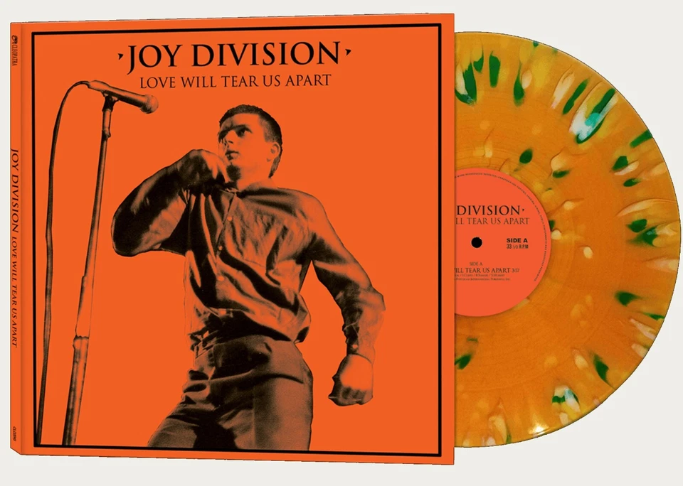 JOY DIVISION 12" Love Will Tear Us Apart ORANGE SPLATTER VINYL Halloween SEALED - Image 1 of 4